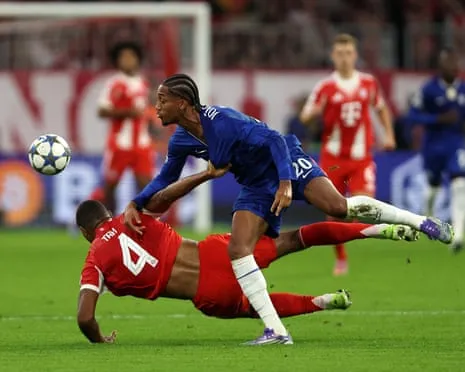 Chelsea's manager explodes after Bayern Munich center-back Tah escapes dismissal during Champions League defeat